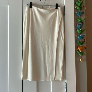 Lovers + Friends White/Cream Midi Skirt